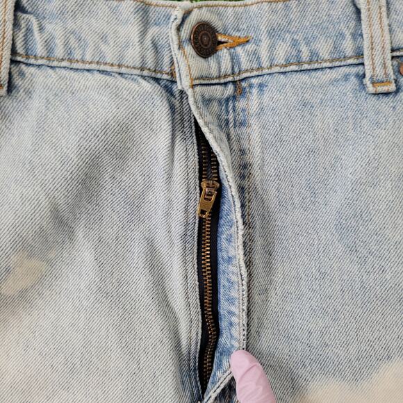 Vintage LEVIS Distressed Jeans 34x31 Baggy Light-Wash USA - Picture 3 of 16